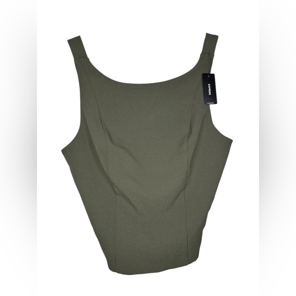 Express Olive Women's Tank Adjustable Straps